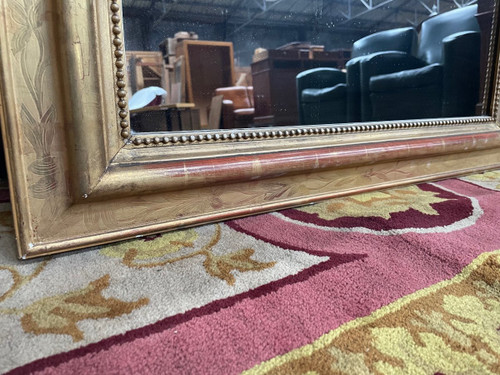 Louis Philippe Spiegel mit Blattgold