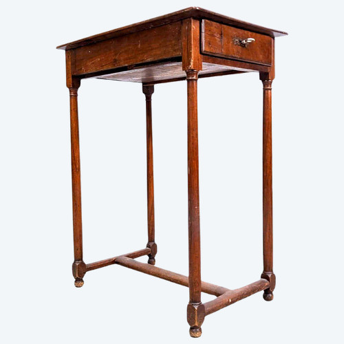 Petite Table De Moine XVIIIème En Noyer