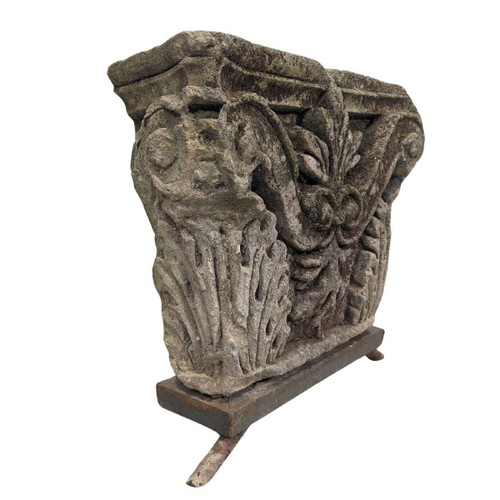 Fragment Carved Column Element (archaeology)