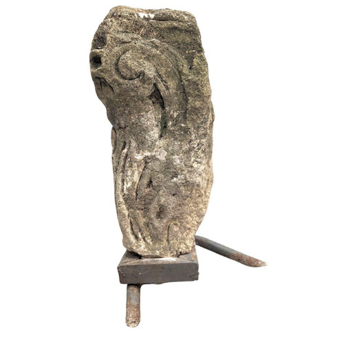 Fragment Carved Column Element (archaeology)