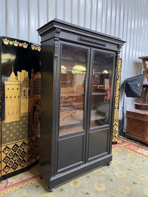 Napoleon III Library In Blackened Wood