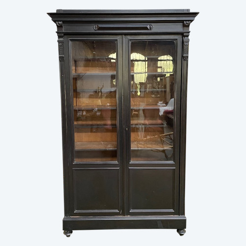Napoleon III Library In Blackened Wood