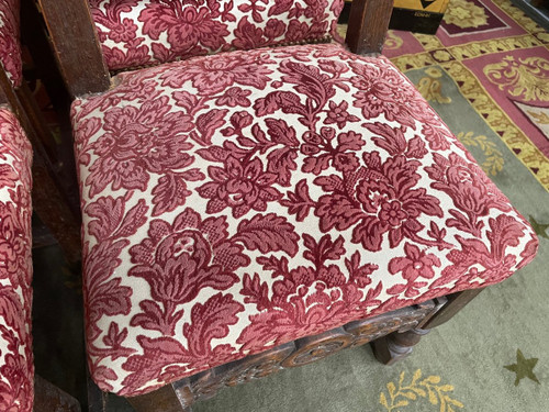 Suite Of 6 Renaissance Chairs - Haute époque