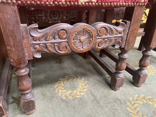 Suite Of 6 Renaissance Chairs - Haute époque