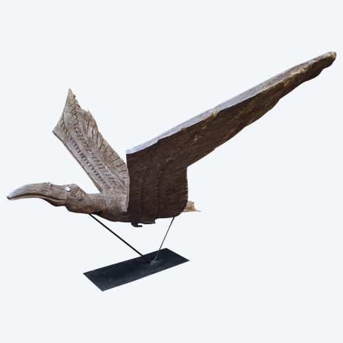 Figure de faîtage, art tribal, art océanien, sculpture, Sépik, Océanie, Papouasie Nouvelle Guinée