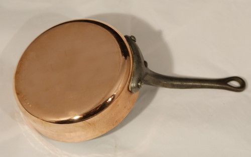 Small Chomette Flavor 20th century copper frying pan