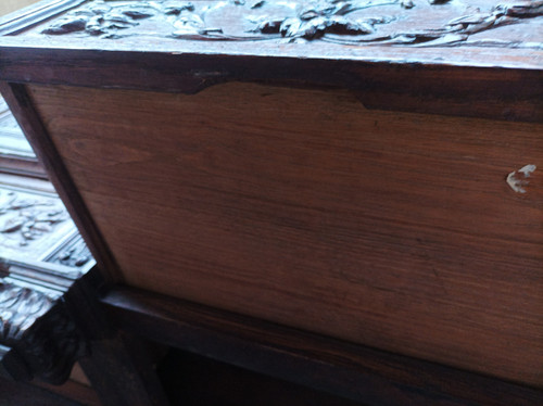 Renaissance-Sideboard aus geschnitzter Eiche