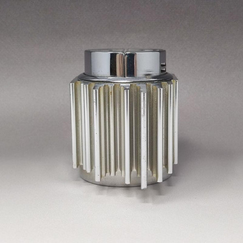 1960s Gorgeous Table Lighter by Sarome In Aluminium.