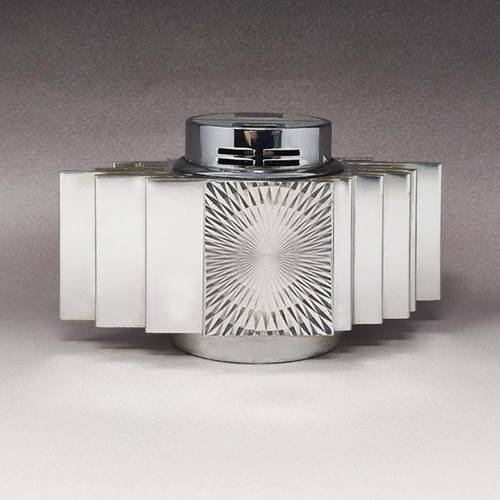 1960s Gorgeous Table Lighter by Sarome In Aluminium.