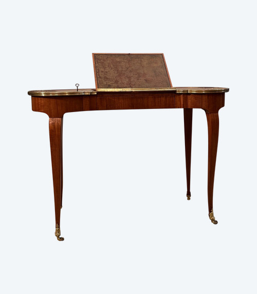 Pierre Migeon, Table Liseuse En Acajou d'Epoque Louis XV Vers 1750