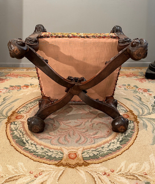 Fauteuil d'Apparat De Style Louis XIV d'Epoque XIXème