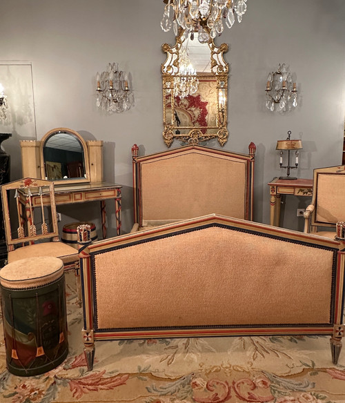 Exceptionnelle Chambre A Coucher Revolutionnaire d'Epoque XIXeme