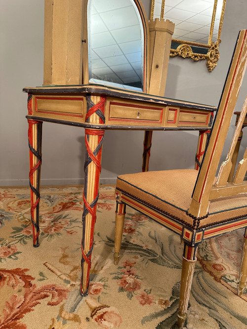 Exceptionnelle Chambre A Coucher Revolutionnaire d'Epoque XIXeme