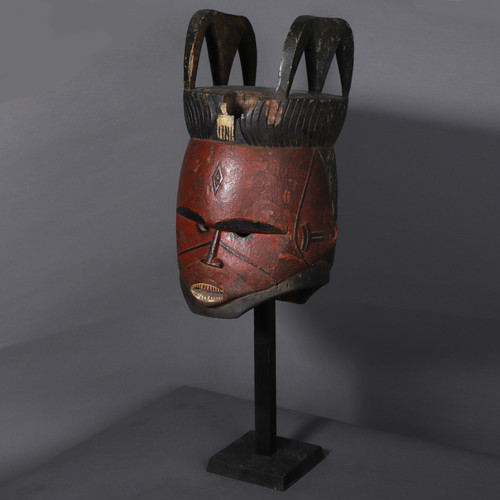 Maschera con elmo Janus – Igbo, Nigeria