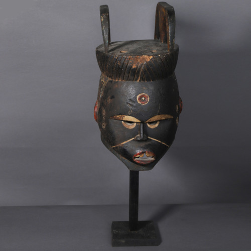 Maschera con elmo Janus – Igbo, Nigeria