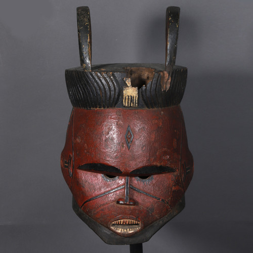 Maschera con elmo Janus – Igbo, Nigeria