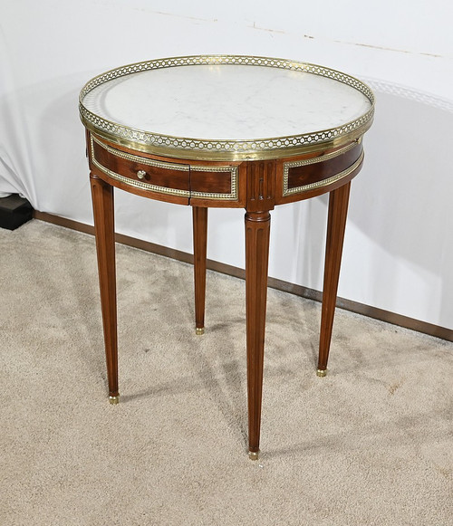 Table Bouillotte en Acajou, style Louis XVI – Milieu XIXe