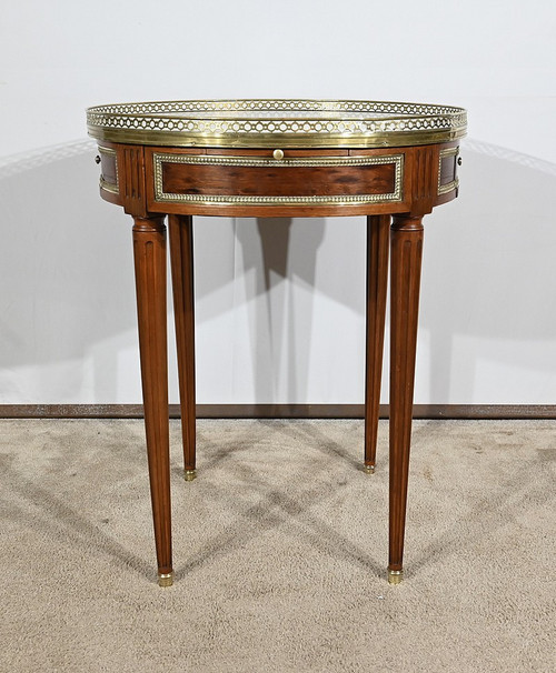 Table Bouillotte en Acajou, style Louis XVI – Milieu XIXe