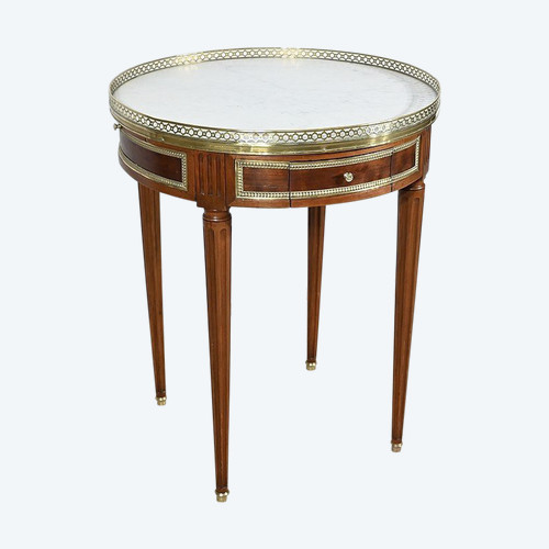 Table Bouillotte en Acajou, style Louis XVI – Milieu XIXe