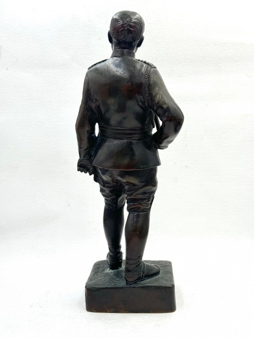 Georges Omerth - Bronzeskulptur des französischen Marschalls