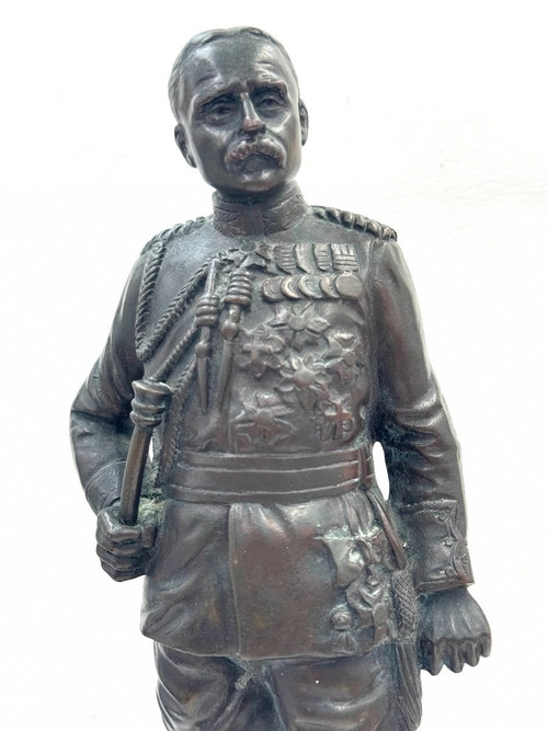 Georges Omerth - Bronzeskulptur des französischen Marschalls
