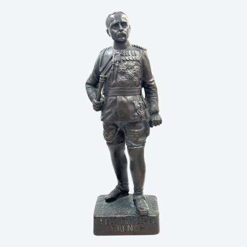 Georges Omerth - Bronzeskulptur des französischen Marschalls