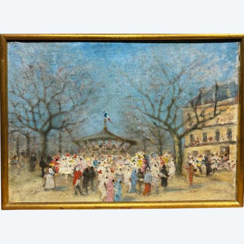 Scuola francese intorno al 1900 - Bal Populaire