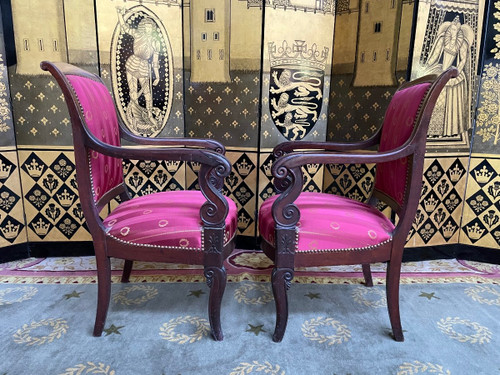 Pair Of Restoration Period Armchairs