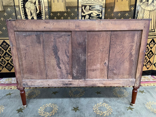 Commode De Style Louis XVI Acajou Et Amarante