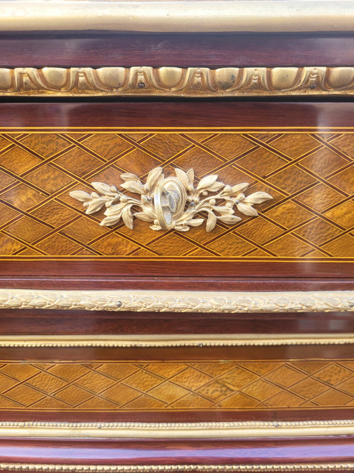 *offerta *Credenza ad altezza d'appoggio Intarsiata, Napoleone III, XIX Secolo