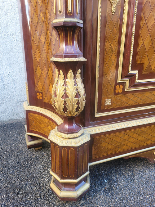 *offerta *Credenza ad altezza d'appoggio Intarsiata, Napoleone III, XIX Secolo