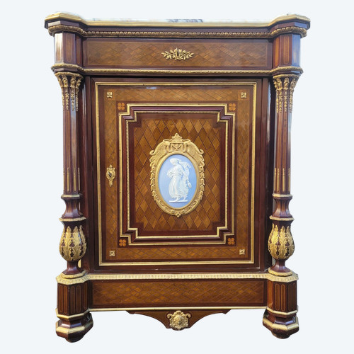 *offerta *Credenza ad altezza d'appoggio Intarsiata, Napoleone III, XIX Secolo