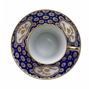 Pair Of Bernardaud Cups With Birds