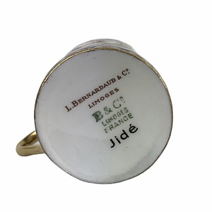 Pair Of Bernardaud Cups With Birds