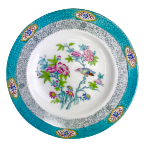 Assiette Minton Cuckoo Coucou bleue 3084