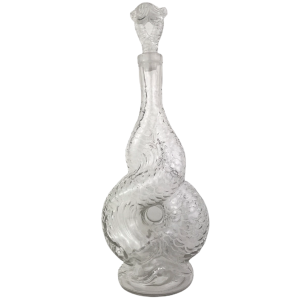 Carafe Aux Dauphins Verre Soufflé