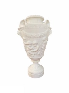 Vase balustre en biscuit de porcelaine d'après Clodion