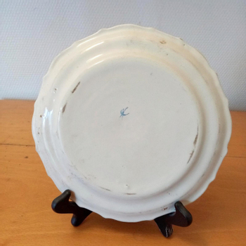 Earthenware plate: Les Islettes XVIIIth century.