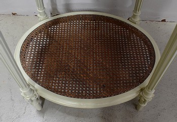 Holzsockeltisch Rechampi und Cannage im Stil von Louis XVI - 1920