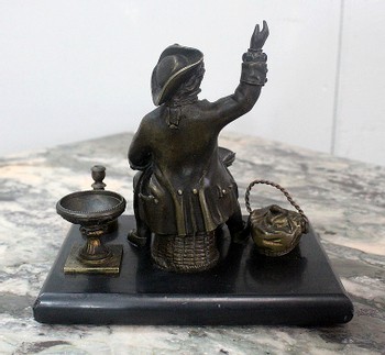 Calamaio in bronzo - Fine XIX secolo