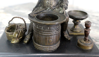 Calamaio in bronzo - Fine XIX secolo