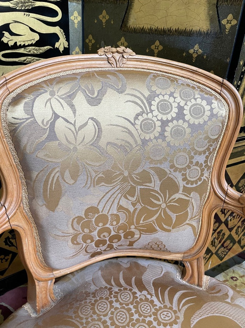Pair De Fauteuils Cabriolets De Style Louis XV