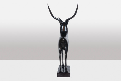 François Pompon. “Grand Cerf”, bronzo, stampa 2006.