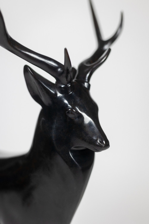 François Pompon. “Grand Cerf”, bronzo, stampa 2006.