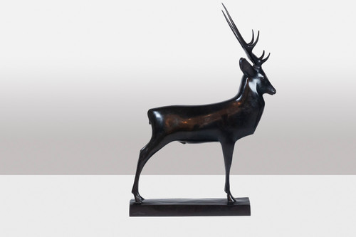 François Pompon. “Grand Cerf”, bronzo, stampa 2006.
