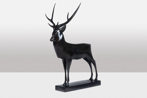 François Pompon. “Grand Cerf”, bronzo, stampa 2006.