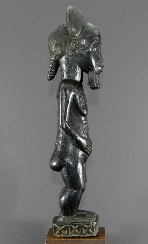 Costa d'Avorio, Popolo Baoulé, 1950 circa, Grande Statua "waka Sona", Ideale Maschile di Bellezza.