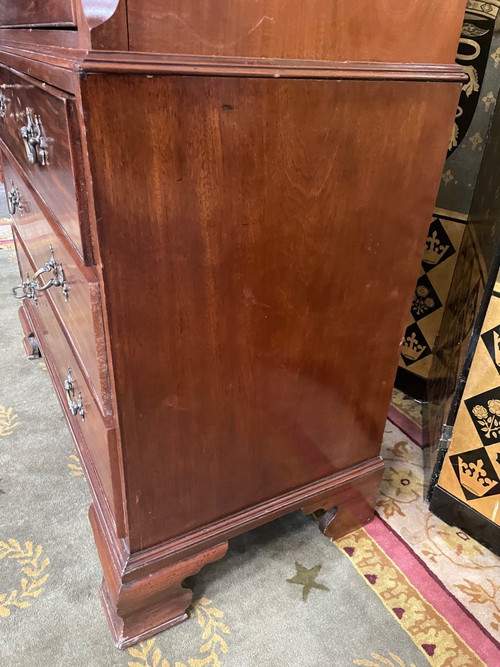 Commode Tallboy En Acajou Anglais 19eme