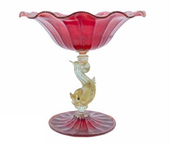 Triton cup Murano glass Venice Barovier & Toso