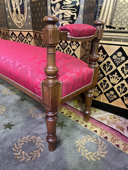 Napoleon III Louis Philippe Style Entrance Bench